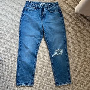 Good American petite girlfriend jeans